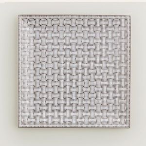 Mosaique au 24 platinum square plate n°4
